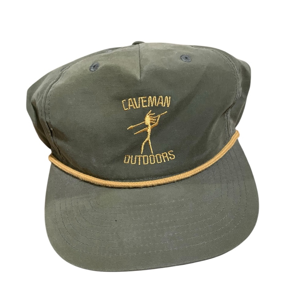 Spearman Snapback - Caveman Outdoors Green Cap